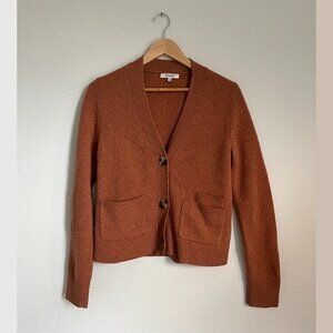 Madewell 100% Merino Wool Donegal Cardigan